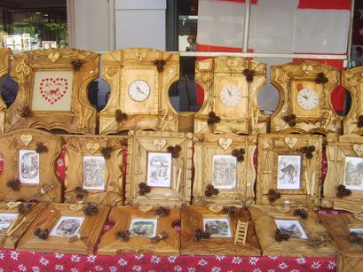 Exposition cadres en bois