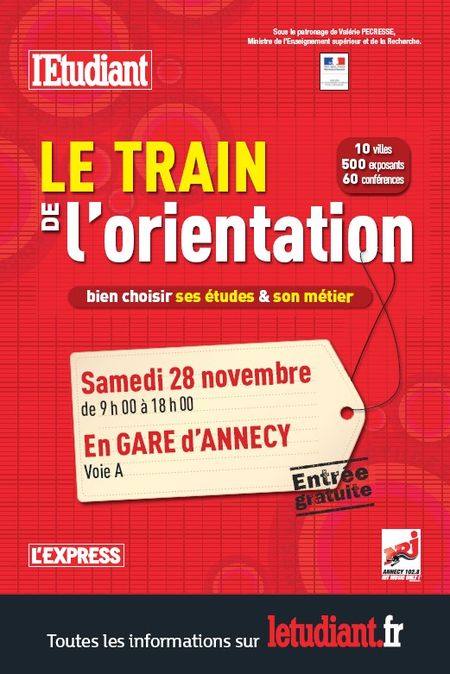 train de l'orientation 2009 à Annecy