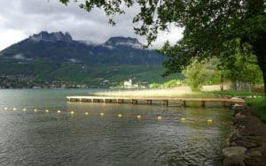 Plage de Duingt Lac d'Annecy