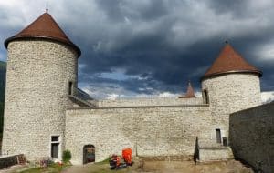 Le château des Sires de Faucigny à Bonneville