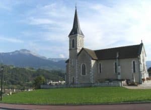 L'église Saint-Jean Baptiste de Charvonnex