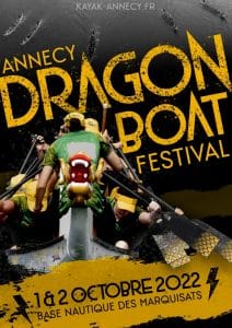 festival dragon boat annecy affiche 2022