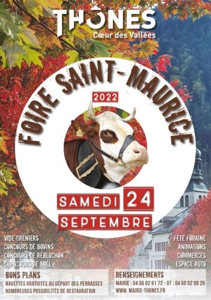 affiche foire saint-maurice 2022