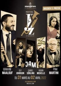 affiche festival international jazz megève 2022