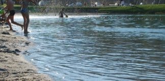 La plage d'Albigny à Annecy-le-Vieux