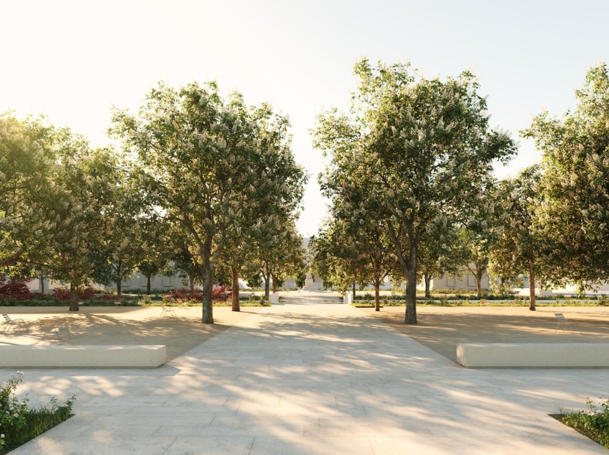 Surface parking préfecture