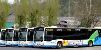 Flotte de bus de la Sibra à Annecy