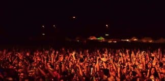 Foule de gens à un festival