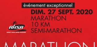 Affiche du Marathon du lac d'Annecy 2020