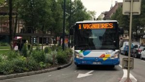 Bus du réseau Sibra à Annecy