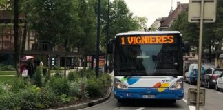 Bus du réseau Sibra à Annecy