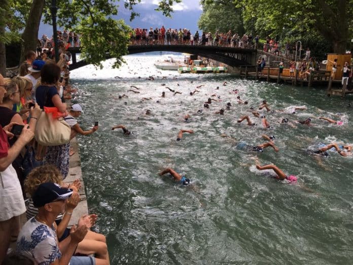 triathlon pont des amours annecy