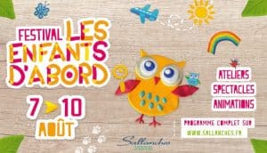 Affiche du Festival Les Enfants d'Abord de Sallanches