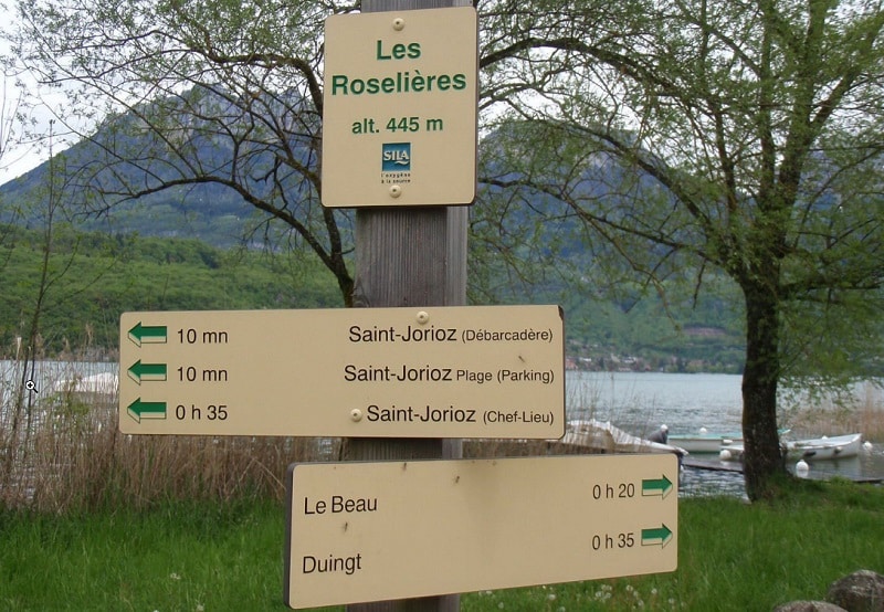 tour du lac d'annecy