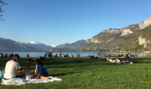 Plage d'Albigny à Annecy-le-Vieux