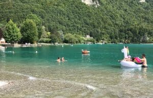 Plage d'Angon Lac d'Annecy