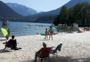 Plage de Saint Jorioz Lac d'Annecy