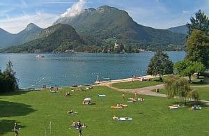 Plage de Talloires Lac d'Annecy