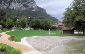 Plage de la Brune à Veyrier-du-Lac