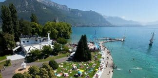 Plage de l'Impérial à Annecy