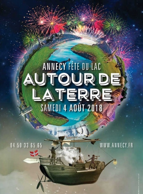 Affiche Fête du Lac Annecy 2018