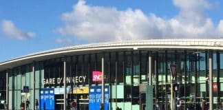 La gare d'Annecy