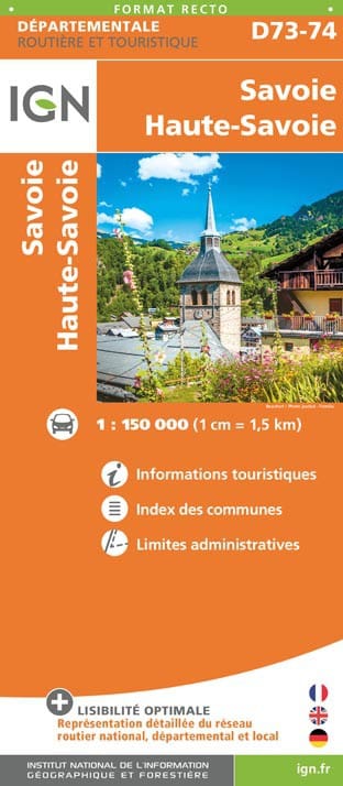 Map parcours randonnée Savoie Haute-Savoie