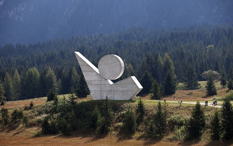 Monument National à la Résistance au plateau des Glières Haute-Savoie
