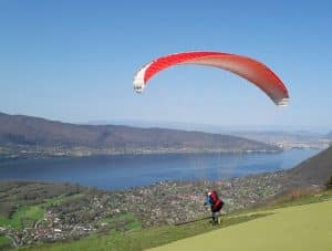 Parapente à Planfait col de la Forclaz