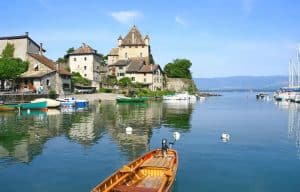 Port d'Yvoire en Haute-Savoie