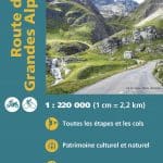 Carte route des Grandes Alpes