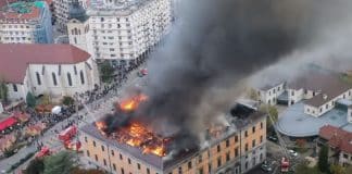 Incendie de l'hôtel de ville d'Annecy