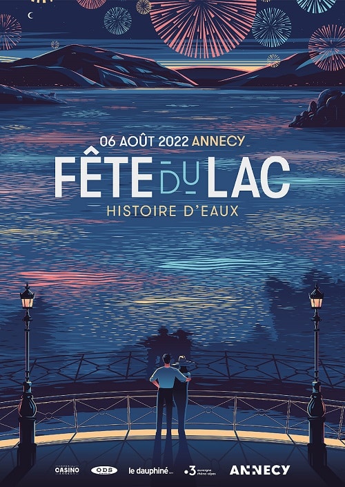 Affiche de la Fête du lac d'Annecy 2022