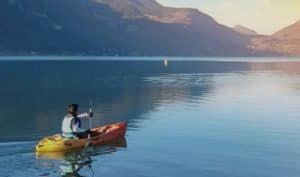 Canoë kayak lac d'Annecy