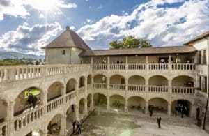 Château de Clermont en Haute-Savoie les galeries