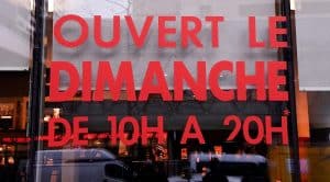 Commerces ouverts le dimanche à Annecy