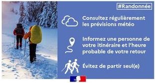 Consigne de sécurité en montagne