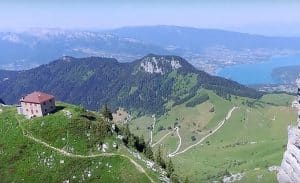 La Tournette depuis le Chalet de l'Aulp