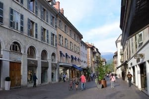 La rue Royale à Annecy
