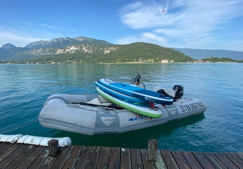Stand Up Paddle en el lago de Annecy consejos y alquiler