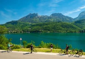 Piste cyclable du lac d'Annecy