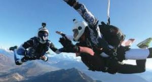 Plateau de Plaine Joux saut en parachute