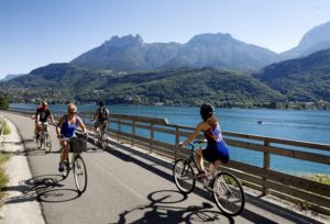 Tour du lac en vélo