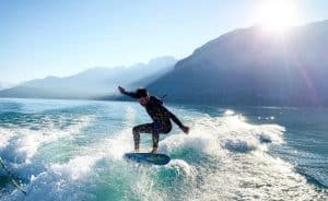 Wakeboard lac d'Annecy