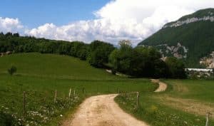 Le circuit de VTT à Poisy