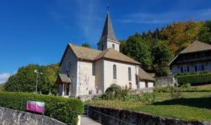 L'église de Bluffy en Haute-Savoie