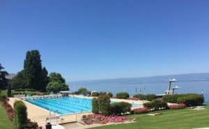 Piscine d'Evian-les-Bains en Haute-Savoie