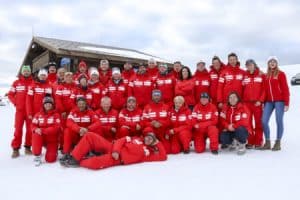 Ecole de ski au Semnoz