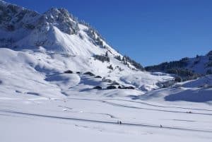 La boucle de Farquet station Praz de Lys-Sommand