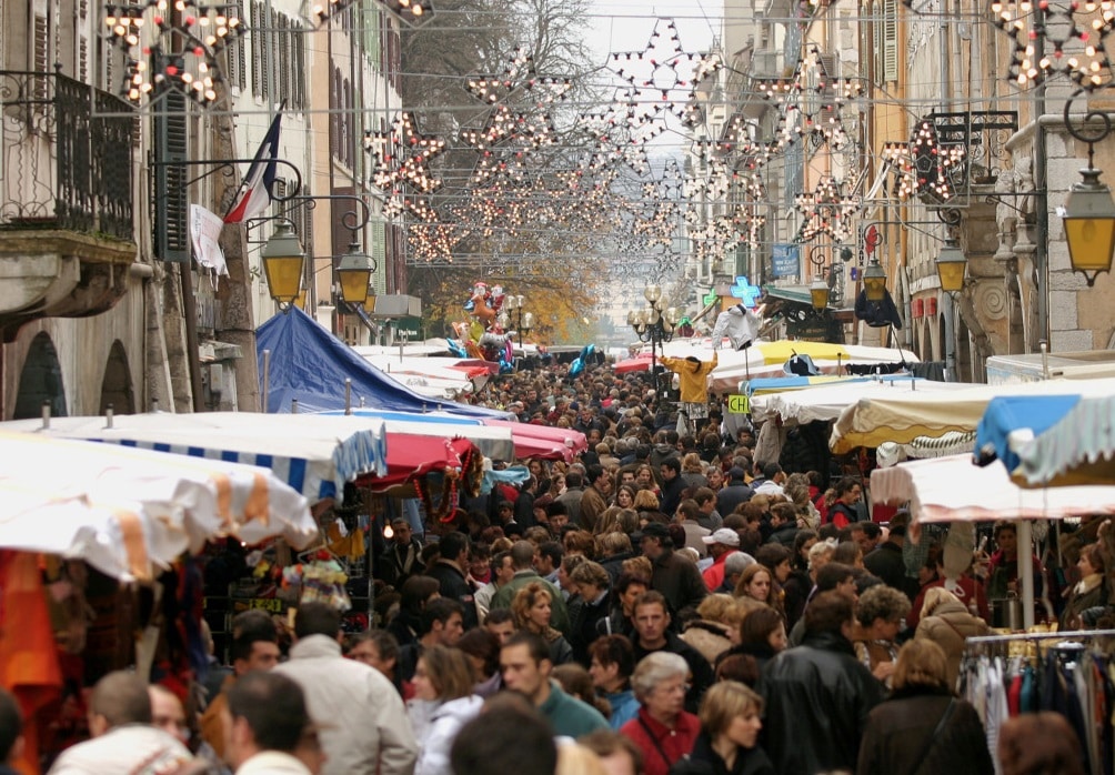 La foire de la Saint André à Annecy